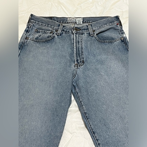 Vintage 90s Abercrombie & Fitch USA Made Mom 100% Cotton Jeans Size 10 - Picture 2 of 9